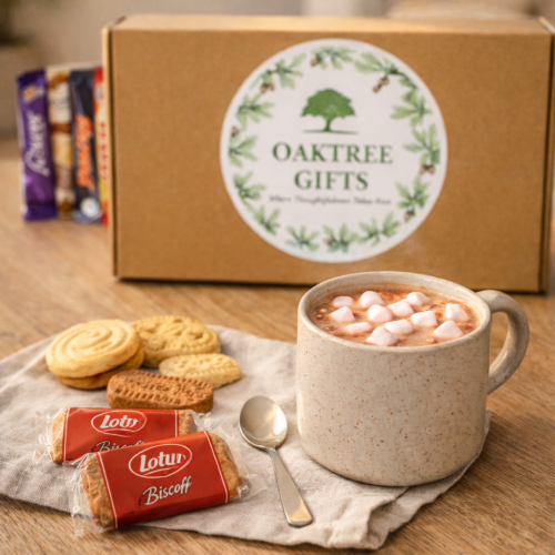 Hot Chocolate Gift Set with Marshmallow & Biscuits 1