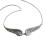 Stylish Angel Wing Charm Necklace Sturdy Alloy Statement 1