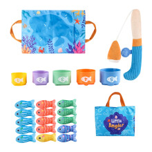 Hands On Fabric Fishing Game For Toddlers Number Recognition-B