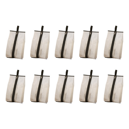 10Pcs Dustproof Shoe Bag with Handle Waterproof Shoe-A
