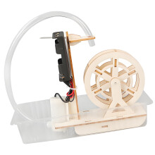 Wooden Water Wheel Model Set Kids Educational Toy For Classroom