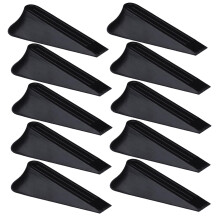 10Pack Non Slip Rubber Door Stopper Wedge for Home and Office Child Safety Protection