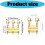 No Mess Necklace Holder 4Pcs Magnetic Closure For Multiple 2