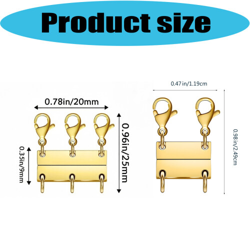 No Mess Necklace Holder 4Pcs Magnetic Closure For Multiple 1