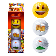 Emoji Novelty Golf Balls - 3 Pack