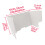 Desk Privacy Panel 24in Foldable Acoustic Divider with Noise Reduction Tackable Surface Brown 2pcs 2