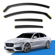 Jaguar XF X260 MK2 2015onwards 5 Door Saloon Wind Deflectors 4pc Tinted
