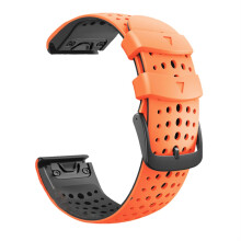 22mm Quick Release Silicone Watch Band Durable Comfortable Fit for Garmin Fenix 5 and Fenix 5 Plus