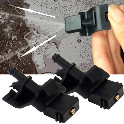 2Pcs Front Windshield Washer Nozzle for Toyota RAV4 20052012, Even Spray Coverage, Quick Easy Installation 1