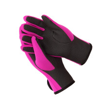 Guantes de buceo antideslizantes de 2 mm. Equipo esencial para pescadores y amantes del invierno. Talla XL. Color rosa.