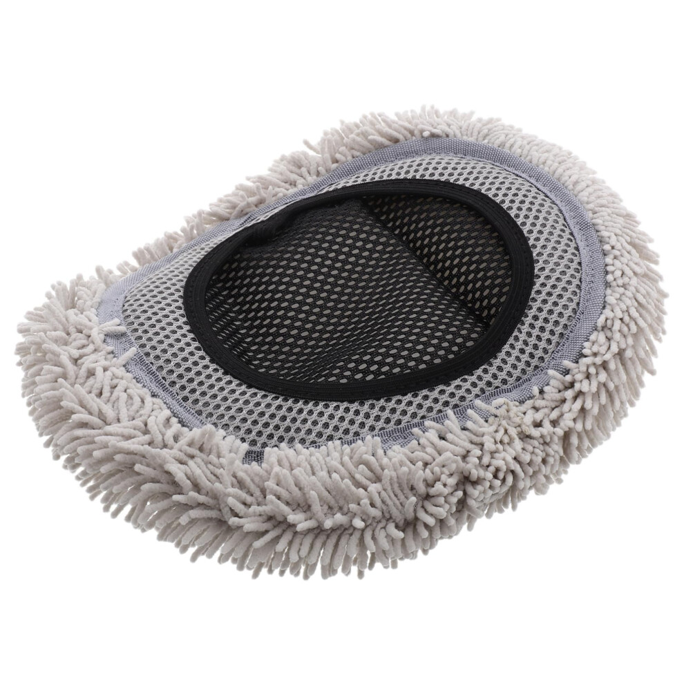 Chenille Microfiber Car Wash Mop Head Replacement, Scratch Soft Brush For Auto Detailing 9330225485421