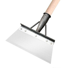 (30cm) Multi-functional Cleaning Scoop Soil Weeding Thick Cleaning Flat Shovel For Garden Courtyard Farm Use
