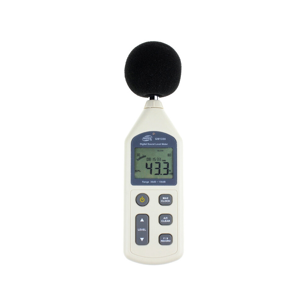 Digital Sound Level Meter With Usb Port(Range: 30Db~130Db)(Beige) 6083684911040