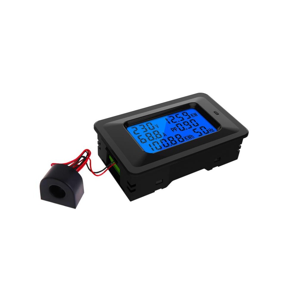 Multifunctional Electric Meter Ac Digital Voltage Frequency Monitor, Specification: Ac 20A 4400W 6083684910241