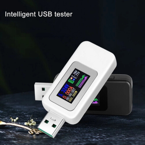 KWS-MX18 10 σε 1 USB DC Tester Ρεύμα 4-30V Τάση Χρονόμετρο Αμπερόμετρο Ψηφιακό Μετρητή (Μαύρο) 1