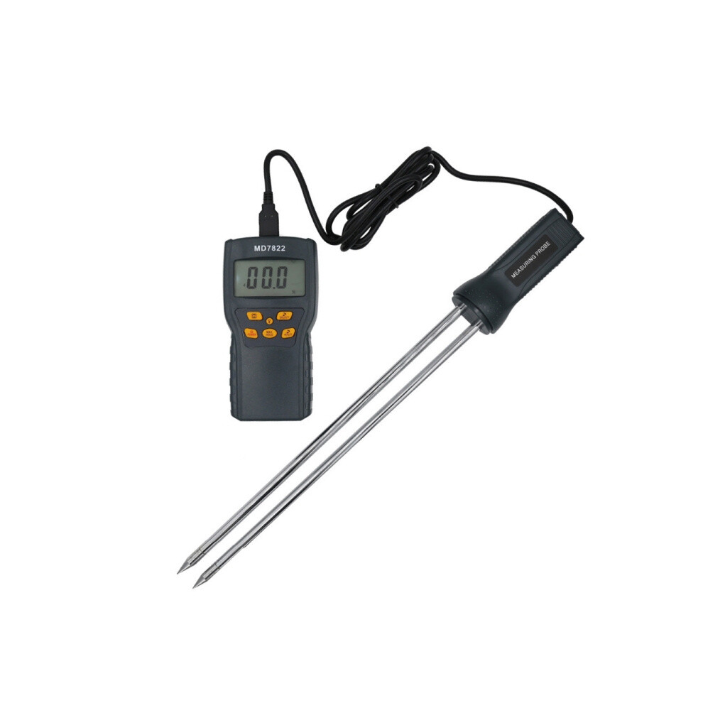 Md7822 Smart Grain Moisture Tester Ultra-Long Probe Digital Moisture Meter 6083684910173