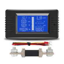 Gleichstrom-Spannungs- und Stromprüfgerät für Batterien (0-200 V),