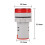 2 pcs 22mm round 6-100V universal voltmeter (ST16VD-04 green) DC voltage signal indicator light. 3