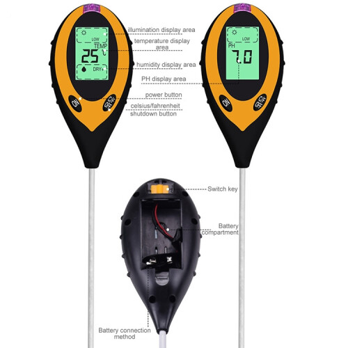 4 In 1 Soil Detector Electronic Soil PH Tester(Single Machine) 2