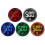 2 pcs 22mm round 6-100V universal voltmeter (ST16VD-04 green) DC voltage signal indicator light. 4