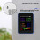 Multifunktionaler CO2-Luftqualitätsmonitor (Weiß) 4