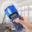 Ultrasonic Laser Point LED Distance Measure Meter Tool(Blue) 6