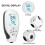 High-Precision Anti-Slip Paint Coating Thickness Gauge(White) 5