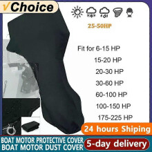 (60-100HP) Boat motor protective cover motor cover waterproof anti-UV full outboard motor cover anti-fading and anti-cracking