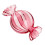 Christmas Platter Dish, Candy Platter Serving Dessert-Pink 1