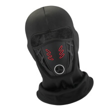 Soft Thermally Face Cover Friendly Balaclava With Windproof-Red