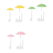 Functional Outdoor Plant Shelter for Sun-Yellow green pink fl