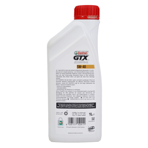 Castrol GTX Essential 5W-40 1L 2