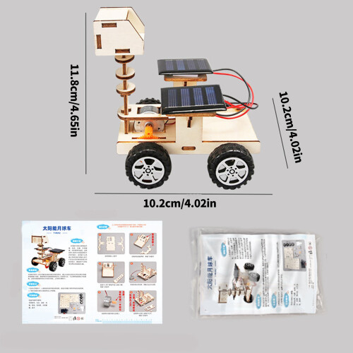 Solar Powered Moon Vehicle Education Science Project Kits Kids 2