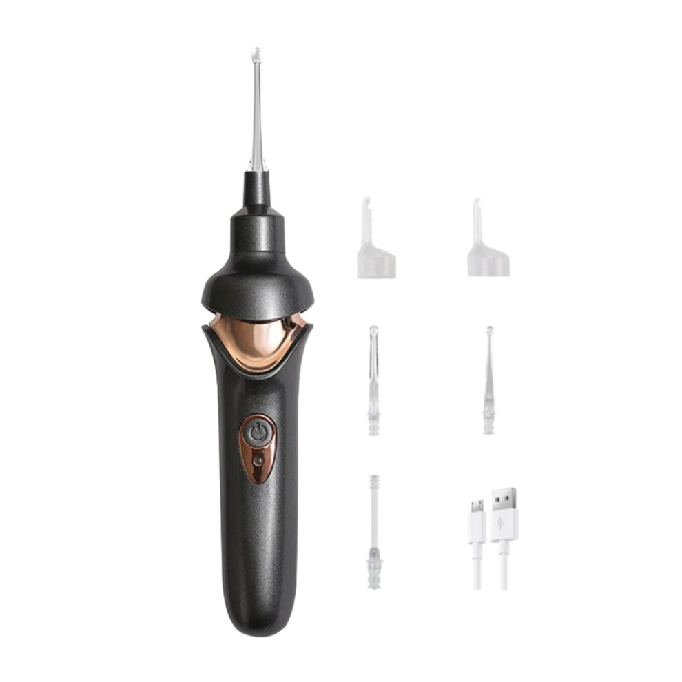 Electric Ear Vacuum, Ear Cleaner, Earwax Cleaning Tool Set for Digging Out Earwax