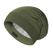 Schlafhaube aus Seidensatin für Herren, verstellbarer Haarschutz, Nachtmütze