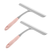 2pcs Car Window Squeegee and Auto Glass Scraper Set, T Shape Windshield Cleaning Tool for Streak Shine