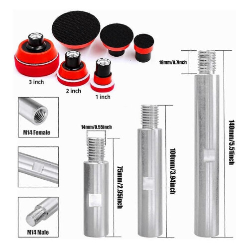 M14 Thread Angle Grinder Extension Connecting Rod Set 2