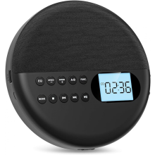 Oplaadbare cd-speler met Bluetooth-connectiviteit en ASP LCD-scherm