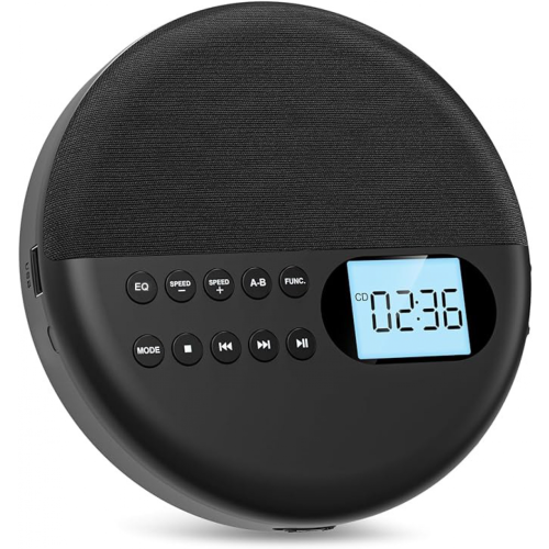 Επαναφορτιζόμενο CD player με συνδεσιμότητα Bluetooth και οθόνη LCD ASP