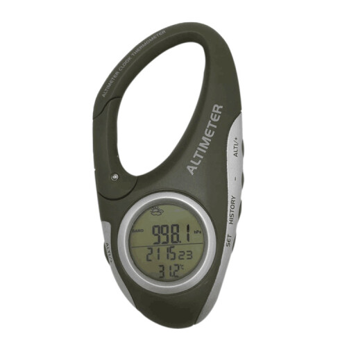Electronic Altimeter Carabiner Altimeter Handheld Thermometer