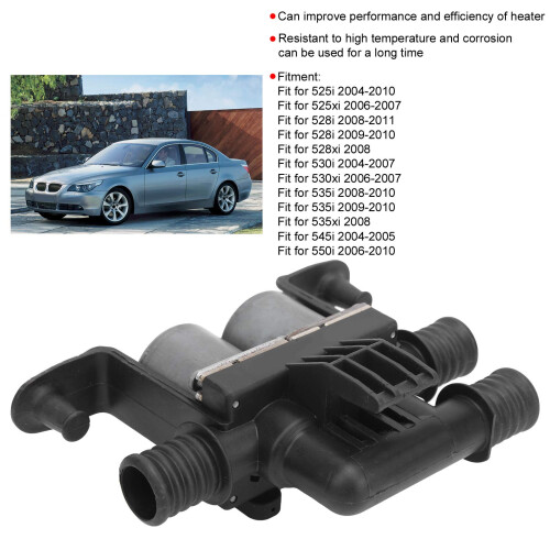 Heater Control Valve 64116906652 Replacement for BMW 5 6 7 Series E60 E63 E65 Precise Temperature Control 1