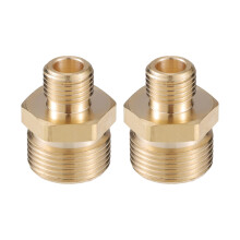 Pressure Washer Connector G1/4 to M22 Brass Hose Adapter Universal Fit Corrosion‑Resistant