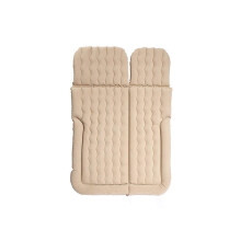 Car Air Mattress for Back Seat Sleeping, Inflatable Car Bed with Two Pillows, Beige 174x126cm