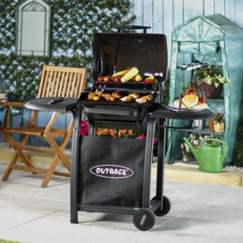 Outback Outback Omega 201 Charcoal BBQ - Red 2
