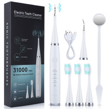 5-speed high-frequency vibrating tooth cleaner USB electric toothbrush cleaning device to remove stained calculus set tooth cleaning instrum