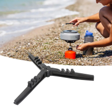 Sorn Campála Lasmuigh Inaistrithe Lúibín Seasta Buidéal Ola Sorcóir Gáis Fillte Sealbhóir Tripod Tacaíochta Seilf Chosc