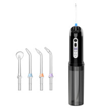 Water Dental Flosser Oral Irrigator The New With 4 Modes, 250ml Cordless Water Teeth Cleaner Pick 4 Tips