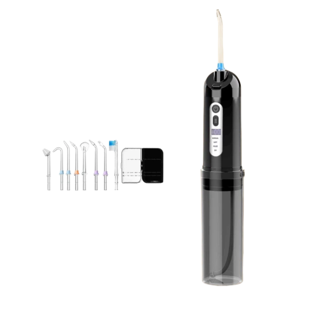 Water Dental Flosser Oral Irrigator 2026 The New With 4 Modes, 250ml Cordless Water Teeth Cleaner Pick 8 Tips