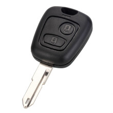 2 Buttons Remote Key Fob Shell Cover Case Compatible with Peugeot 206 207 307 308
