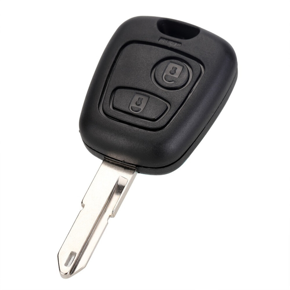 2 Buttons Remote Key Fob Shell Cover Case Compatible With Peugeot 206 207 307 308 6083684314179